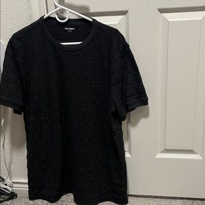 Old Navy Textured Black Tee